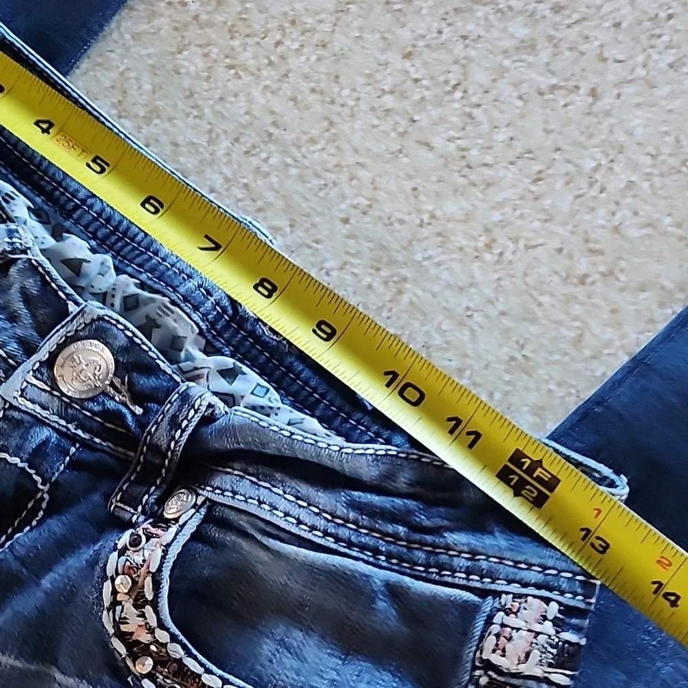 Grace In LA Skinny Ankle Jeans, Size  27 - Picture 5 of 14